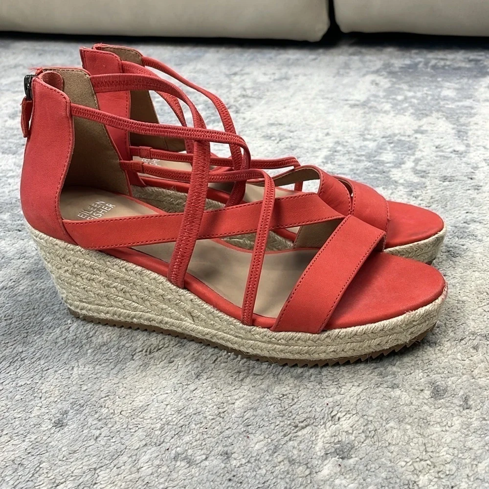 Eileen Fisher espadrille wedge